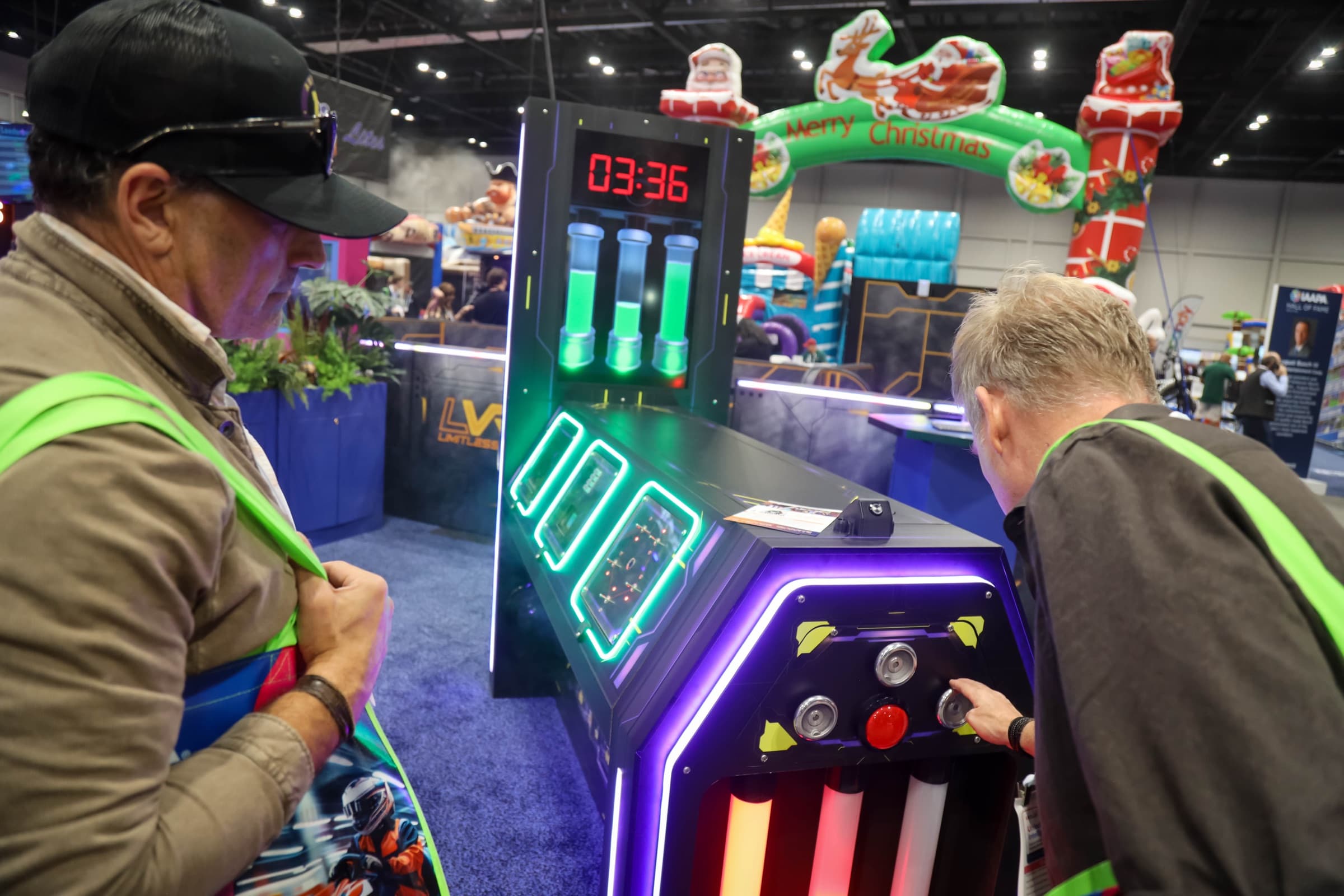Players race the DETONATE countdown clock and fuse tubes